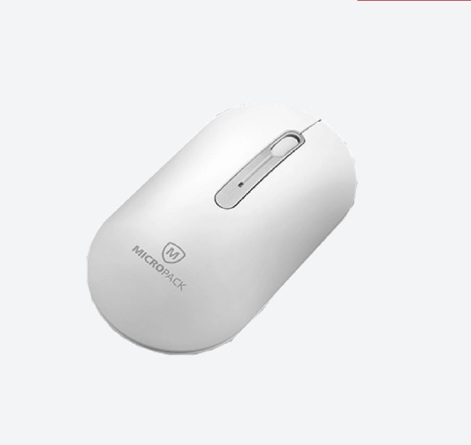 MICROPACK WIRELESS MOUSE WHITE MP-707B